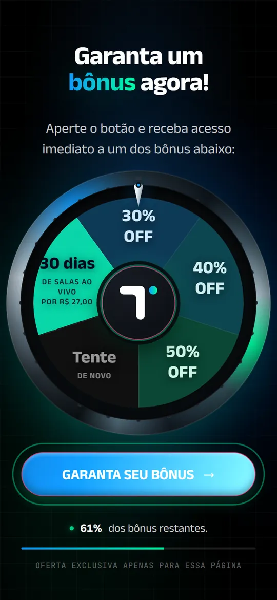 Bônus TAV · Trade ao Vivo no celular