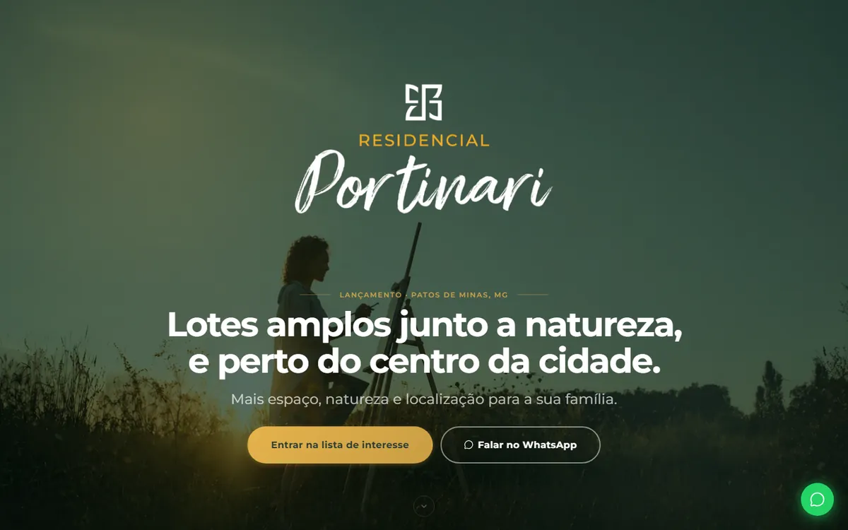 Residencial Portinari no computador
