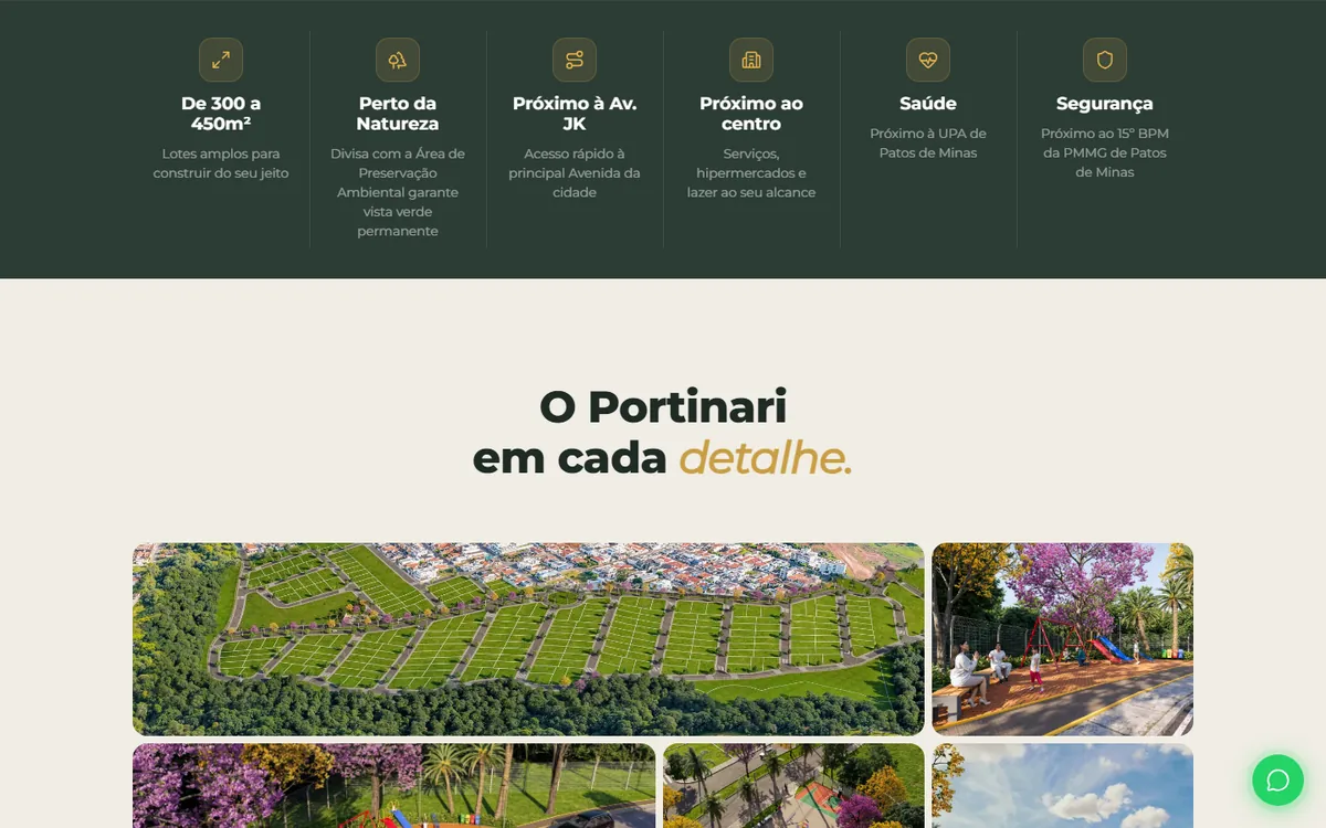 Residencial Portinari no computador