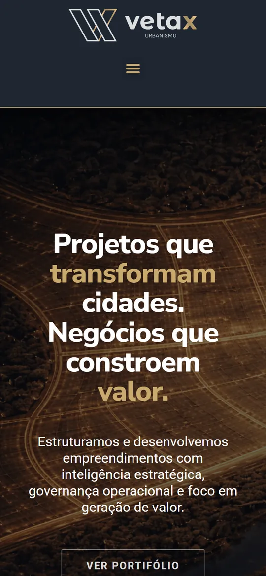 Vetax Urbanismo no celular