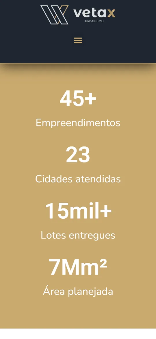 Vetax Urbanismo no celular