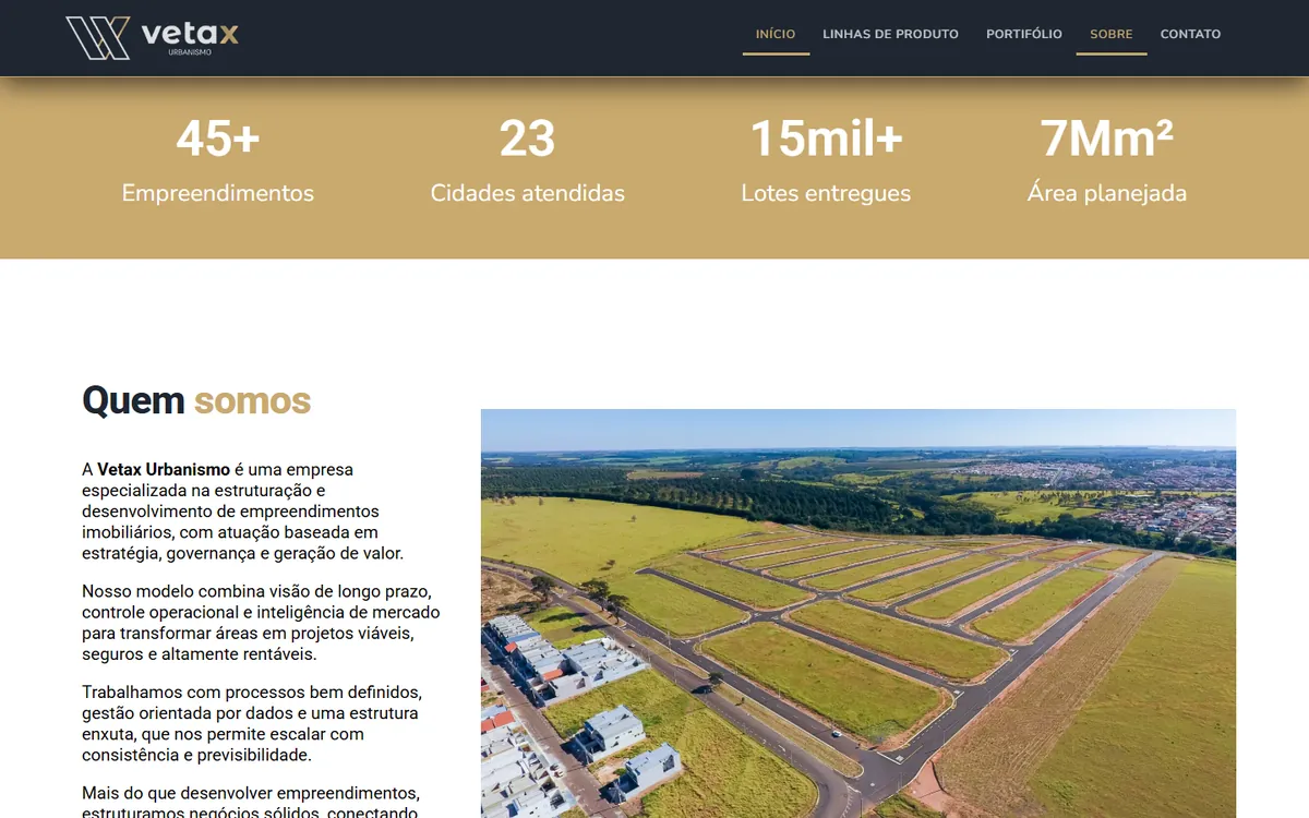 Vetax Urbanismo no computador